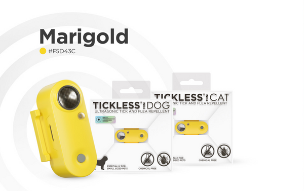 TICKLESS Mini 2.0 2023年新款 超聲波牛蜱跳蚤驅趕器(充電式) 黃色 [歐洲直送 | 平行進口]