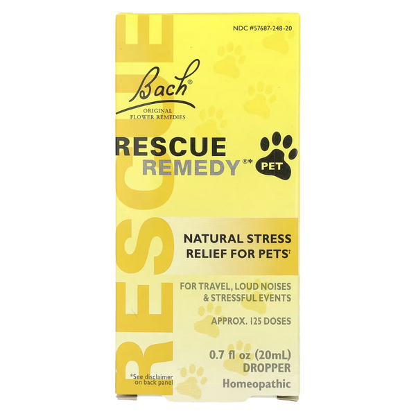 巴哈 Bach 貓狗情緒急救舒壓滴劑 Rescue Pet Calming Dropper 20ml [英國直送 | 平行進口 | 最佳食用日期到12/2028]