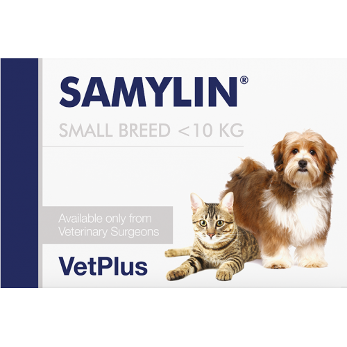 Samylin 適肝能 Vetplus 肝臟補充藥劑 - 30粒 藥丸裝 小型犬 / 貓用款 [英國直送 | 平行進口 | 最佳食用日期至10/2027]