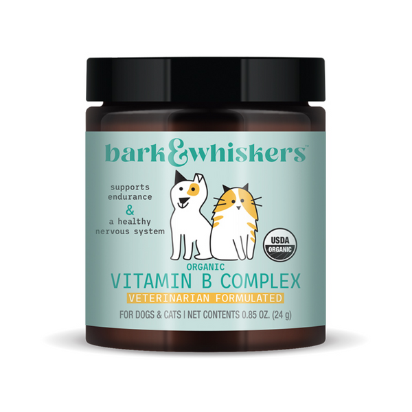 Bark & Whiskers™ Organic Vitamin B Complex 寵物維他命B雜 0.85oz 24g 貓狗適用 [美國直送 | 平行進口 | 最佳食用日期到04/2026]