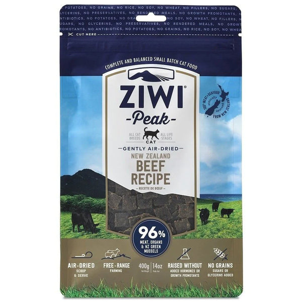 ZIWIPEAK 巔峰貓糧 風乾脫水 無穀物 牛肉配方 BEEF RECIPE 1kg [新西蘭直送 | 平行進口 | 最佳食用日期到11/2024]