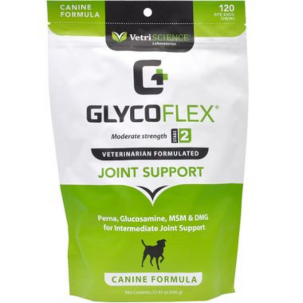 GlycoFlex 2 for Dogs - (120 Soft Chews) 狗用關節營養補充肉粒 [美國直送 | 平行進口 | 最佳食用日期至08/2025]