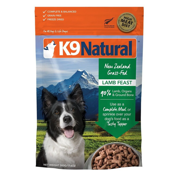 K9 NATURAL K9 凍乾狗糧 羊肉盛宴 LAMB FEAST 3.6kg [紐西蘭直送 | 平行進口 | 最佳食用日期到]