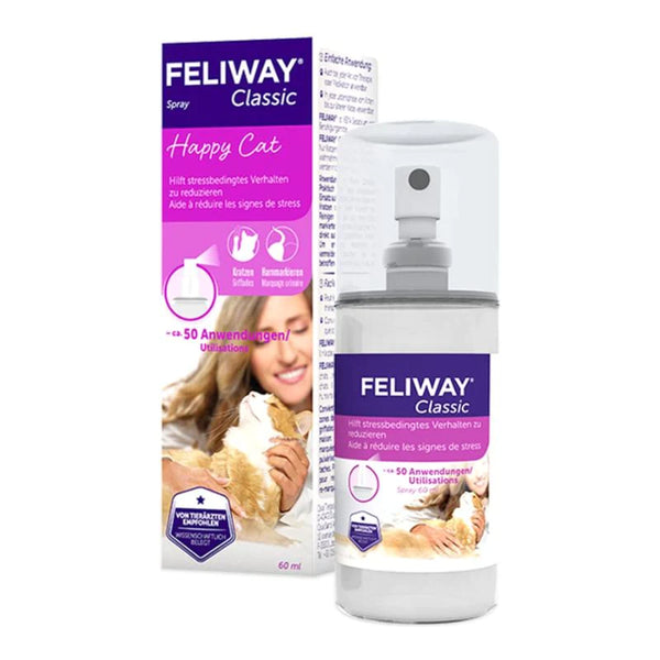 Feliway - Classic Spray 貓用費洛蒙情緒安定噴霧 60ml [歐美直送 | 平行進口 | 最佳使用日期到05/2026]