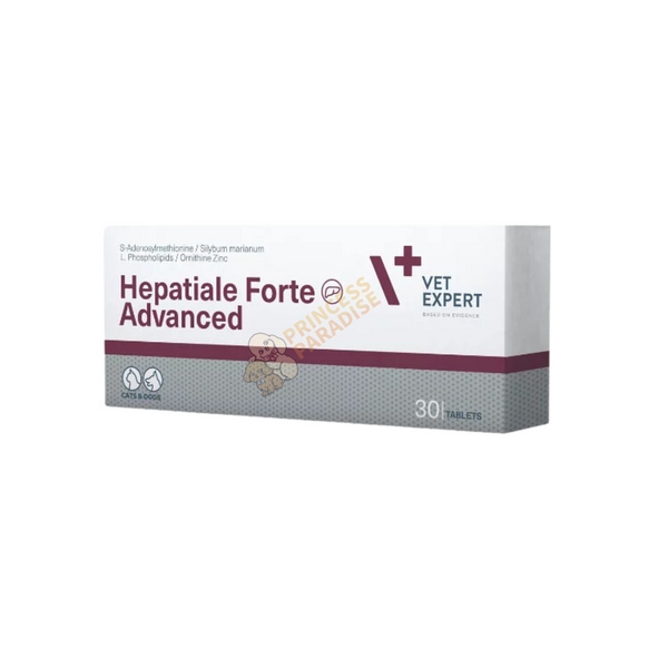 VET EXPERT -  Hepatiale Forte Advanced 肝功能補充品加強版 30粒 貓狗適用 [歐州直送 | 平口進口 | 最佳食用日期到11/2025]