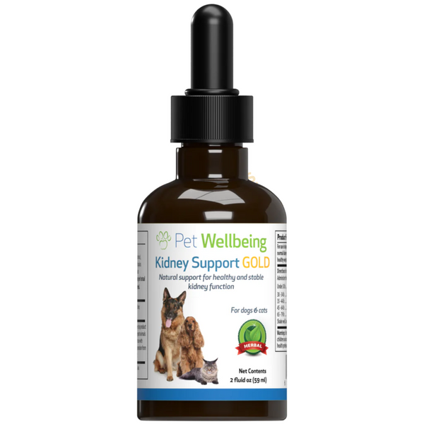 Pet Wellbeing Kidney Support Gold寵物腎臟補充劑 2oz 59ml [美國直送 | 平行進口 | 最佳食用日期到]