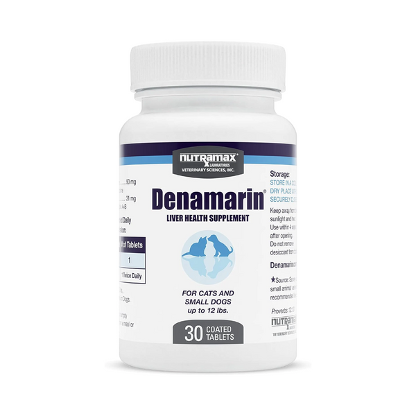 Nutramax Denamarin 肝臟補充藥片 12磅以下貓及狗 90mg [美國直送 | 平行進口 | 最佳食用日期 04/2025]