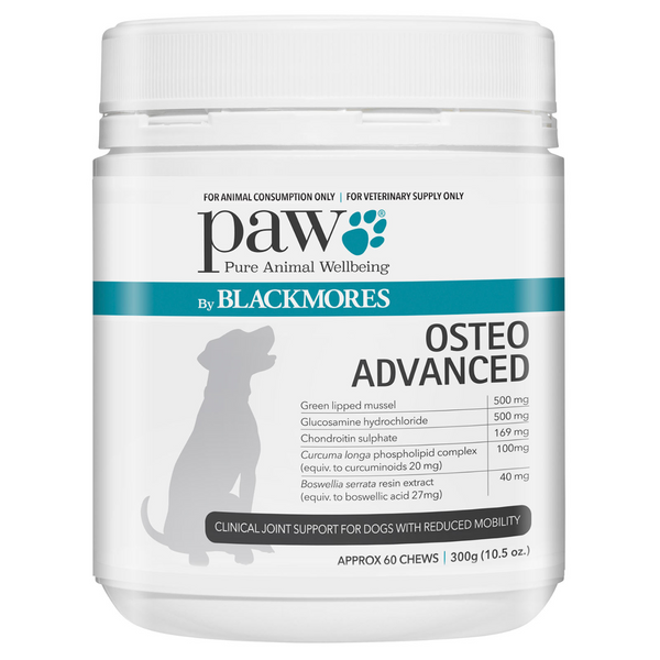 PAW Osteo Advanced Joint Supplement For Dogs 高級關節補健肉粒 300G 60粒裝 [澳洲直送 | 平行進口 | 最佳食用日期05/2025]