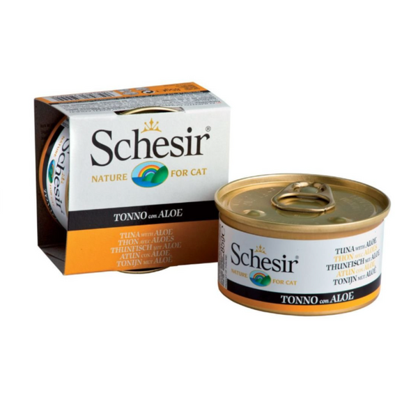 Schesir - Wet Original 啫喱 吞拿魚蘆薈 85g [意大利品牌 | 平行進口| 最佳食用日期到12/2027]