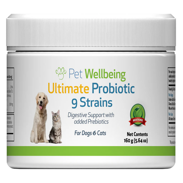 Pet Wellbeing Ultimate Probiotic 9 Strains 高效益生菌 160g [美國直送 | 平行進口 | 最佳食用日期到]