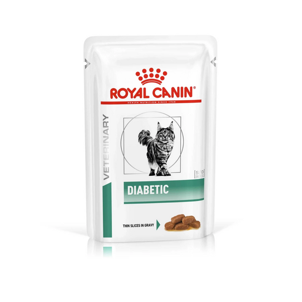 ROYAL CANIN - 成貓糖尿病處方濕糧 FELINE DIABETIC POUCH 85G x 12 [歐洲直送 | 平行進口 | 最佳食用日期到03/2026]