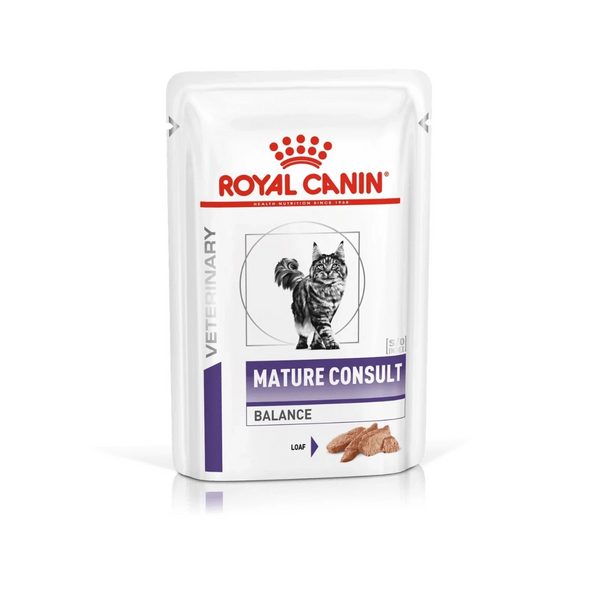 ROYAL CANIN - 老年貓均衡濕糧配方 Mature Consult Balance Pouch 85g x 12 [歐洲直送 | 平行進口 | 最佳食用日期到01/2025]