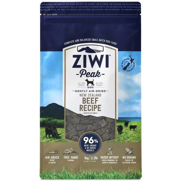 ZIWIPEAK 巔峰狗糧 風乾脫水 無穀物 牛肉配方 BEEF RECIPE 4kg [新西蘭直送 | 平行進口 | 最佳食用日期到08/2025]