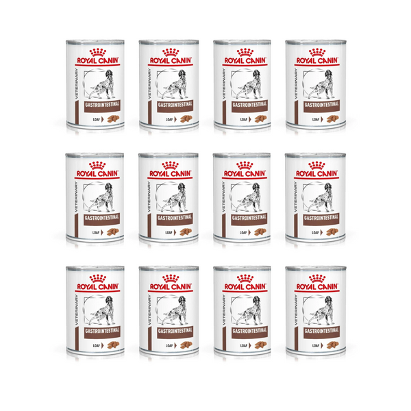 ROYAL CANIN - 成犬腸胃處方濕糧罐頭 CANINE GASTRO INTESTINAL 400G x 12罐 [歐洲直送 | 平行進口 | 最佳食用日期到10/2025]