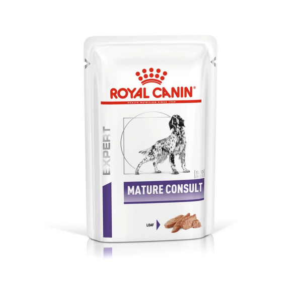 ROYAL CANIN 熟齡犬配方濕糧 MATURE CONSULT DOG POUCH 85G x 12小包 [歐洲直送 | 平行進口 | 最佳食用日期到11/2025]