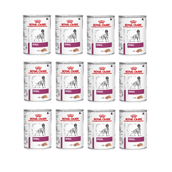 ROYAL CANIN - 成犬腎臟處方罐頭 CANINE RENAL 410G x 12罐 [歐洲直送 | 平行進口 | 最佳食用日期到01/2026]