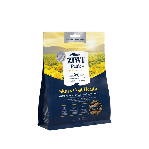 ZIWIPEAK 巔峰 狗凍乾 Skin & Coat Health 鯖魚肉口味 114g [新西蘭直送 | 平行進口 | 最佳食用日期到01/26]