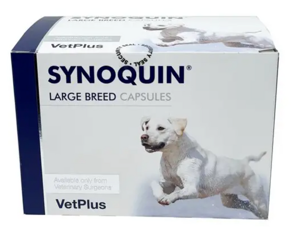 VetPlus Synoquin EFA舒骼健 關節營養補充劑 大型犬 120粒裝 Capsules 膠囊款 [英國直送 | 平行進口 | 最佳食用日期至02/2025 或之後]