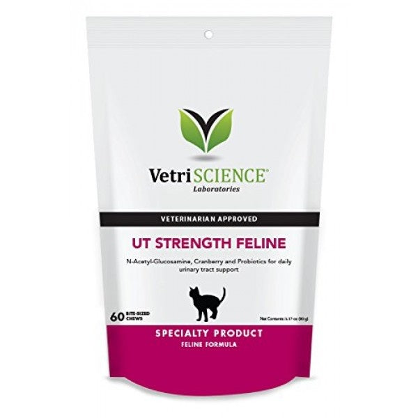 VetriScience UT Strength Feline Bite-Sized Chews (60 count) [美國直送 | 平行進口]