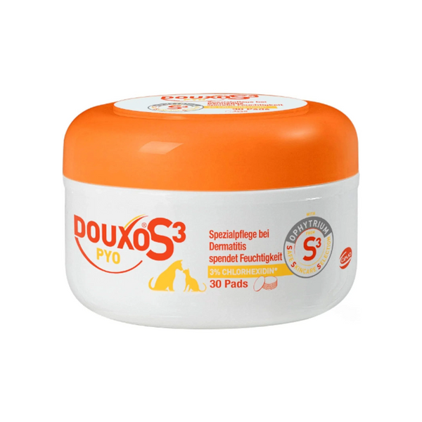DOUXO S3 PYO PAD 30/PACK - 適用於過敏、發癢皮膚護理墊 [處方藥品 | 最佳使用日期到]