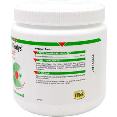 Vetoquinol Viralys L-Lysine Supplement 威隆貓用離胺酸營養補充劑 Oral Powder粉劑 600g [美國直送 | 平行進口 | 最佳食用日期到07/2024]